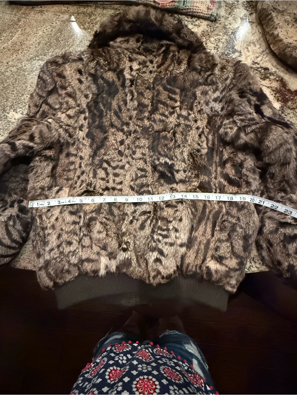 100% Rabbit Fur Jacket - Picture 6 of 8